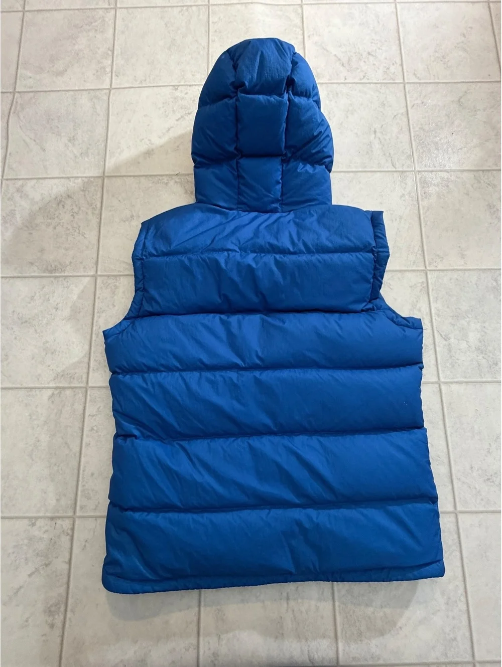 Lafuma blue hooded puffer vest